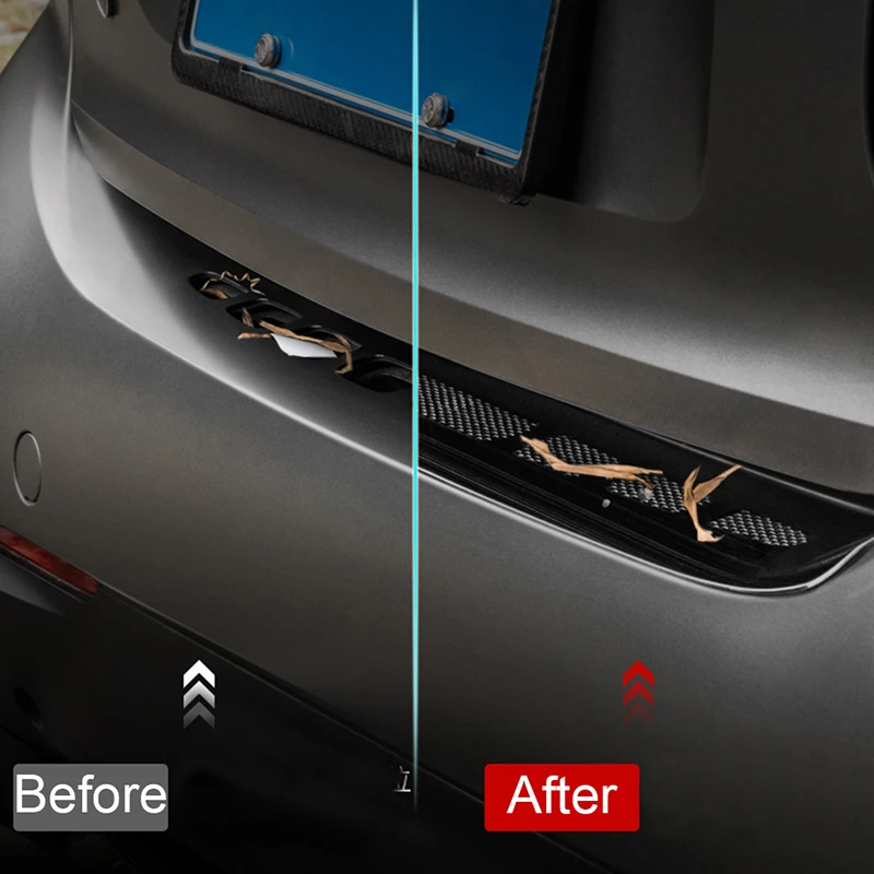 Автомобильный задний для багажника бампера накладка Нержавеющая сталь Rearguard