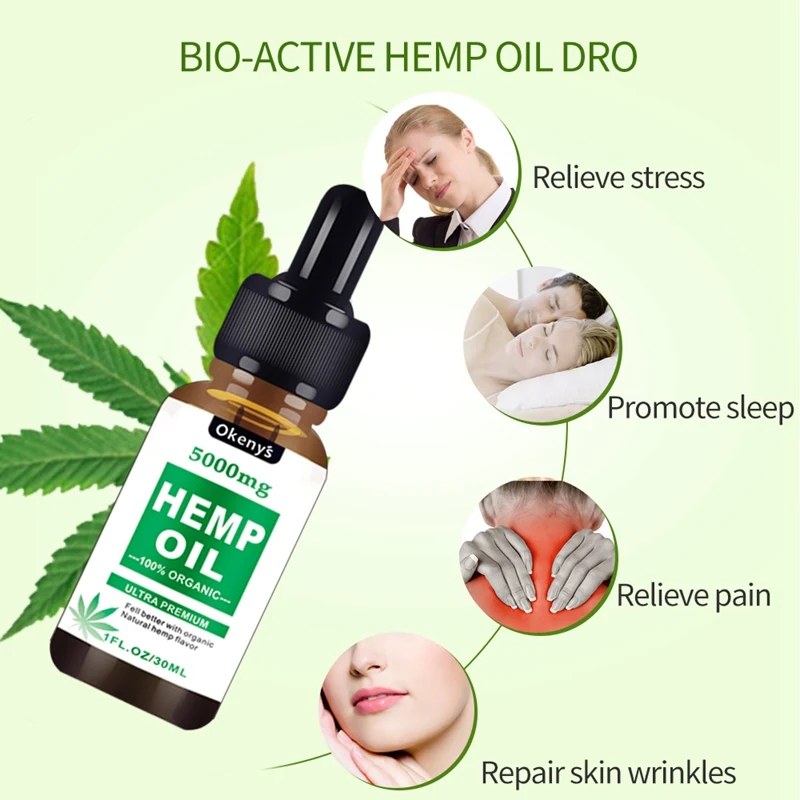

Hemp Seed Massage Oil Relieve Pain Improve Sleeping Promote Blood Circulation Reduce Anxiety