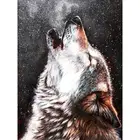 Картина по номерам на холсте с изображением волка, 60 х75 см