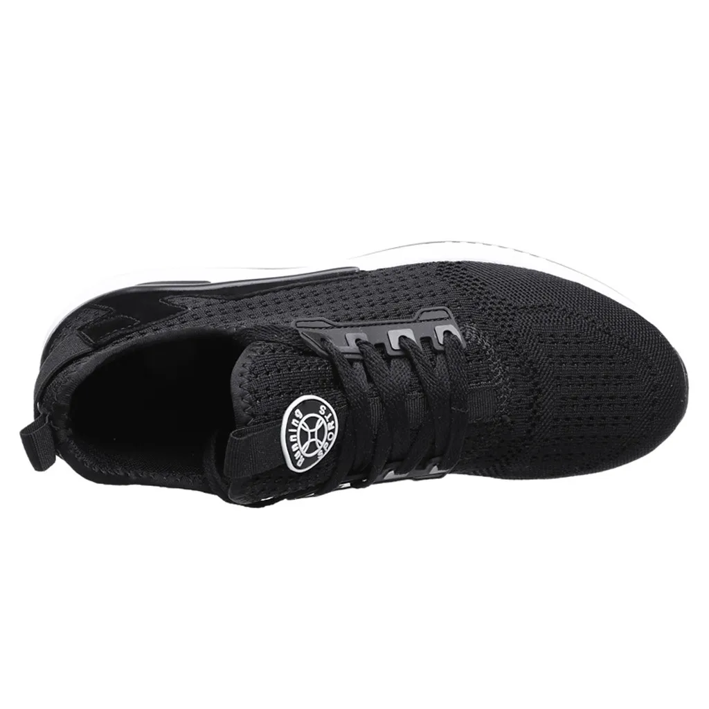 SAGACE Shoes New Fashion Couple Woven Breathable Sneakers Lightweight Comfortable Breathable Walking Casual Shoes J13