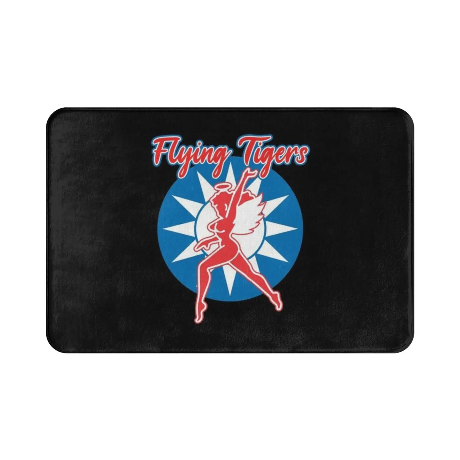 Летающие тигры коврик с надписью знаков Второй мировой войны ангелами подушка
