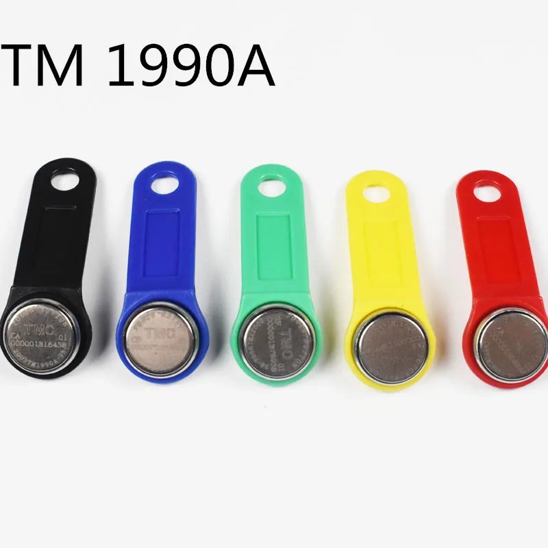 

20pcs/lot 1990A-F5 TM card touch memory dallas ibutton key handle For guard tour system sauna lock card