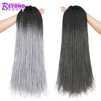 24 inch ombre senegalese twist crochet hair braids 30 strands afro blue purple black soft synthetic braiding hair extension
