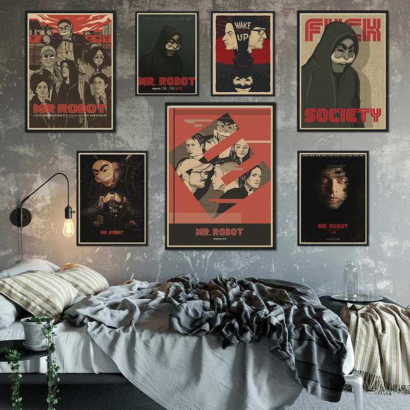 Фильм хищные птицы Ретро плакат аниме принты гостиная декоративная живопись