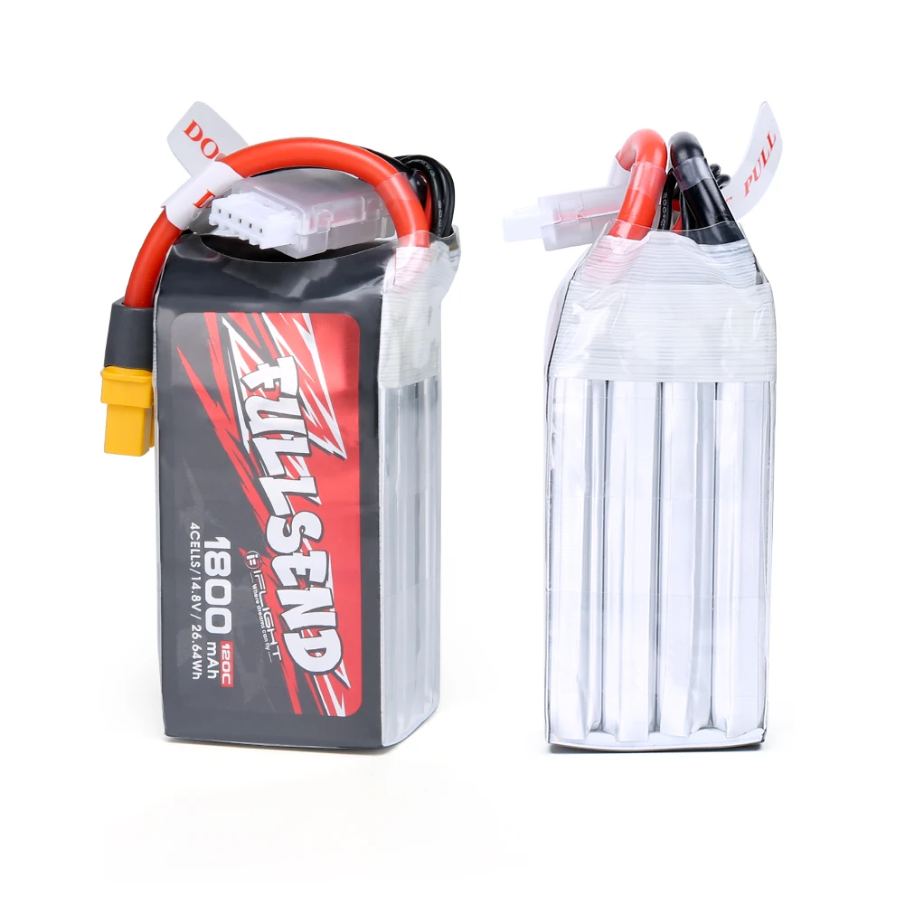 IFlight FULLSEND 1800mAh 120C 6S 22 2 V / 4S 14 8 Lipo аккумулятор с разъемом XT60 для FPV части|Детали и