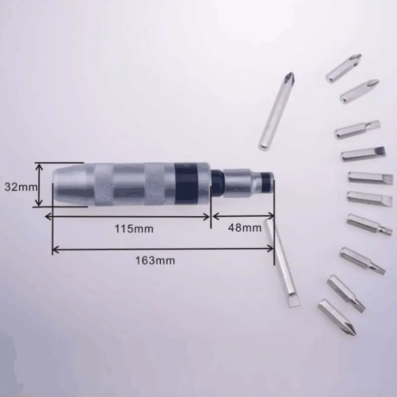 Фото 13 Sets Broken Screw Extractor Industrial Grade Multi-functional Percussion Impact Screwdriver Set Инструменты 13 Sets Broken Screw Extractor Industrial Grade Multi-functional Percussion Impact Screwdriver Set Инструменты