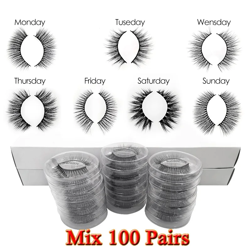

SHIDISHANGPIN 3d mink lashes wholesale 20/30/40/50/100 pairs natural false eyelashes wispy dramatic bulk mink maquiagem cilios