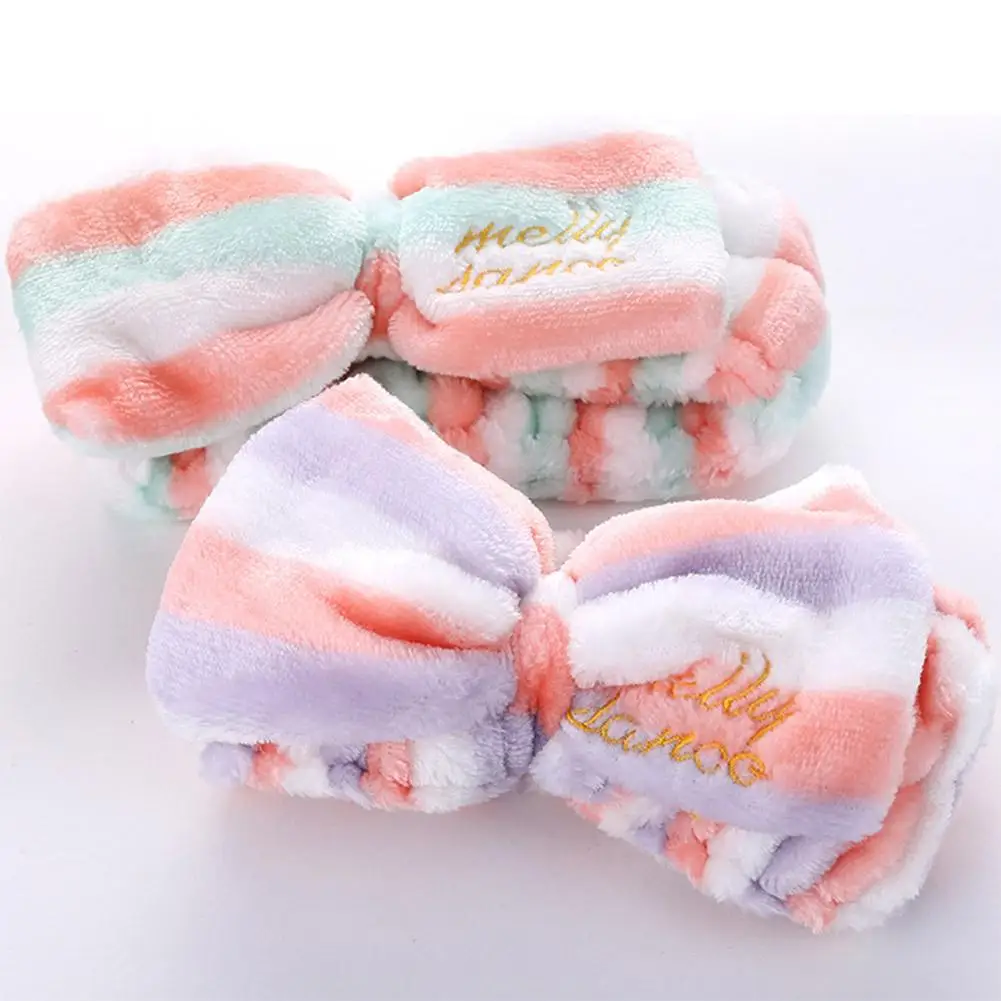 Яркие GLAMOUR1PC для душа из микрофибры ванны Шапка тюрбан эластичное полотенце с