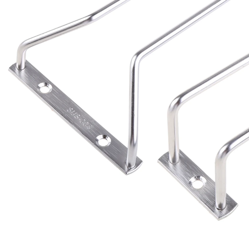 Подвесные держатели для Винных Бокалов стойка хромированная под шкаф из