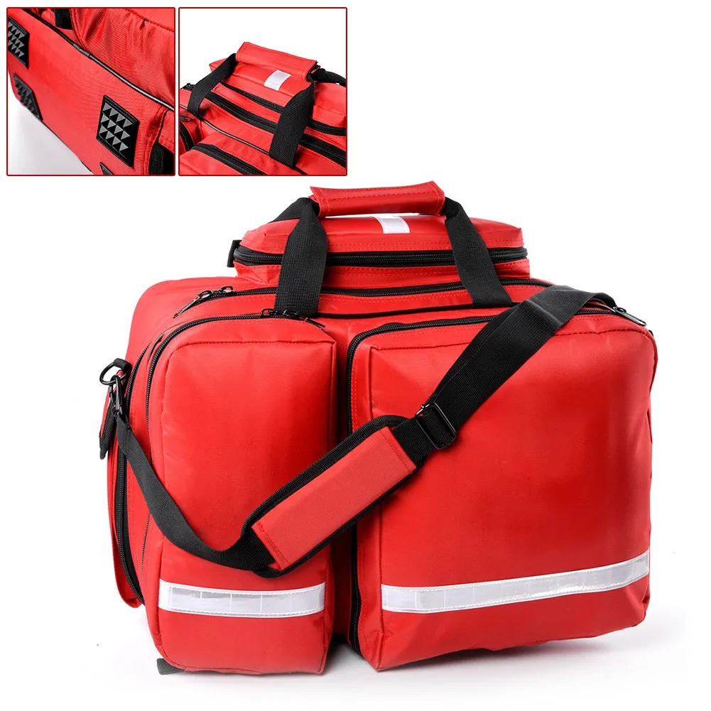 

1pc Trauma Bag 44x30x21cm Outdoor Camping Bags First Aid Responder Emergency Supplies Emergency Medical Trauma Bag