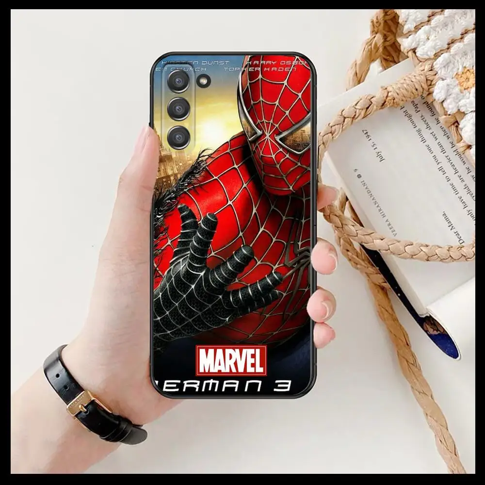 Фото Чехол для телефона my hero Человек-паук корпус для SamSung Galaxy S8 S9 S10E S20 S21 S5 S30 Plus S20 fe 5G Lite Ультрачерный мягкий чехол №4