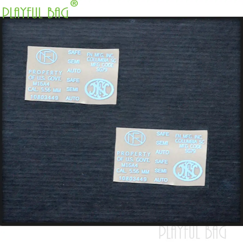Наружная CS M16A4 металлическая Водонепроницаемая самодельная наклейка для M4
