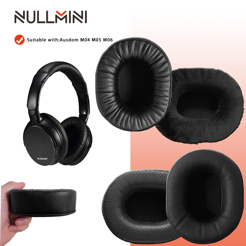 NullMini Сменные амбушюры для Ausdom M04 M05 M06 наушники с эффектом памяти утолщенные