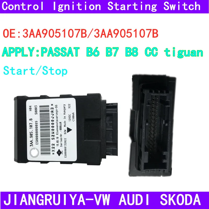 Модуль управления зажиганием PASSAT B6 B7 B8 3C CC 2 0 TSI 2014 LHD Start Stop блок ECU 3AA905107B |
