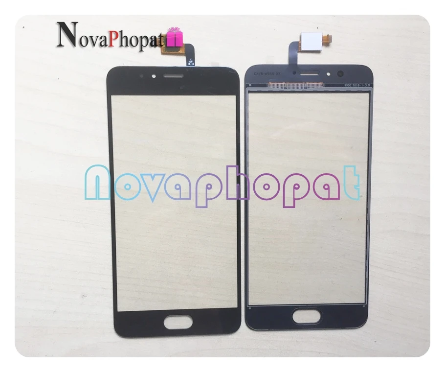 Novaphopat черный/белый сенсор для Meizu M5C/Meilan 5C/M5s M5 S сенсорный экран дигитайзер стеклянная панель Замена+ отслеживание
