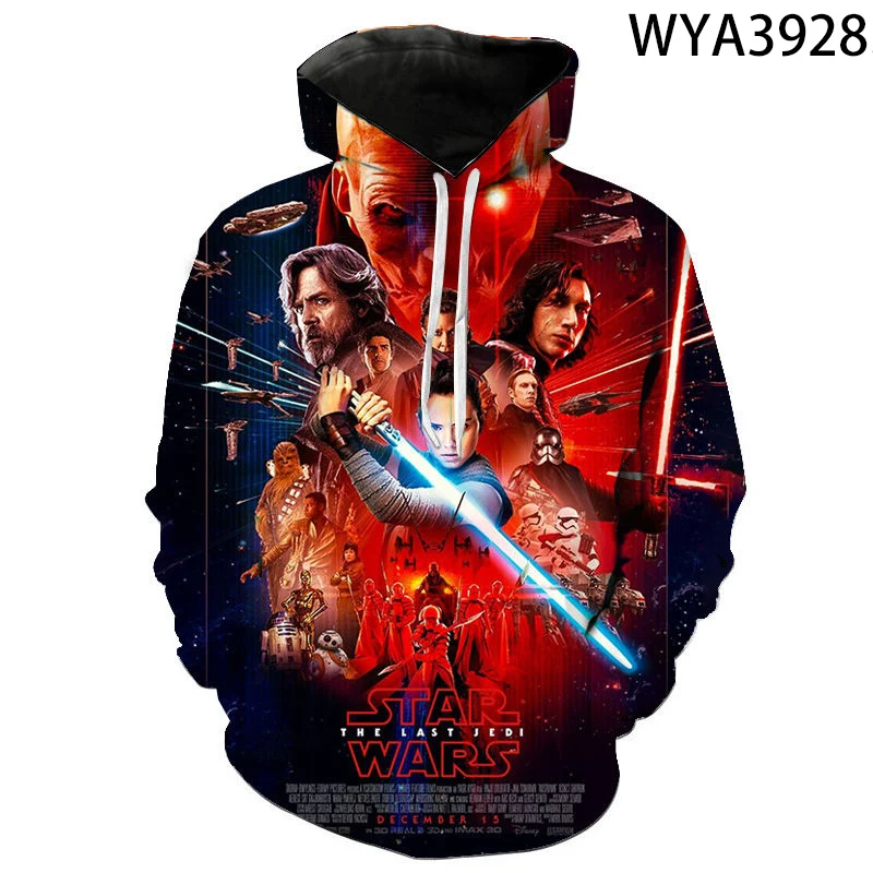 

2021 New Fashion Casual Boy Girl Kids Star Movie Printed 3D Hoodies Streetwear Men Women Children Sweatshirts Long Sleeve Tops