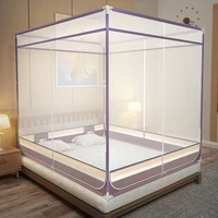 household king size mosquito net anti fall fully enclosed mosquito net canopy frame mosquitera cama bed linings bs50mn