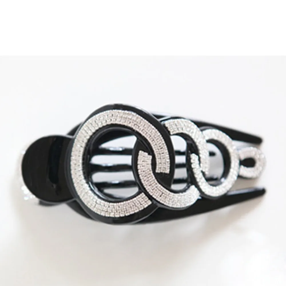 Очень большие заколки для волос толстые длинные элегантные аксессуары