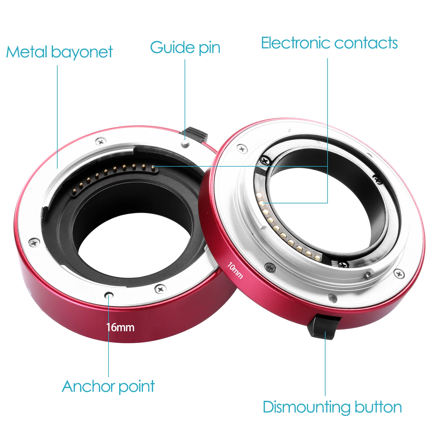 

Neewer Metal Extension Tube Set for Sony