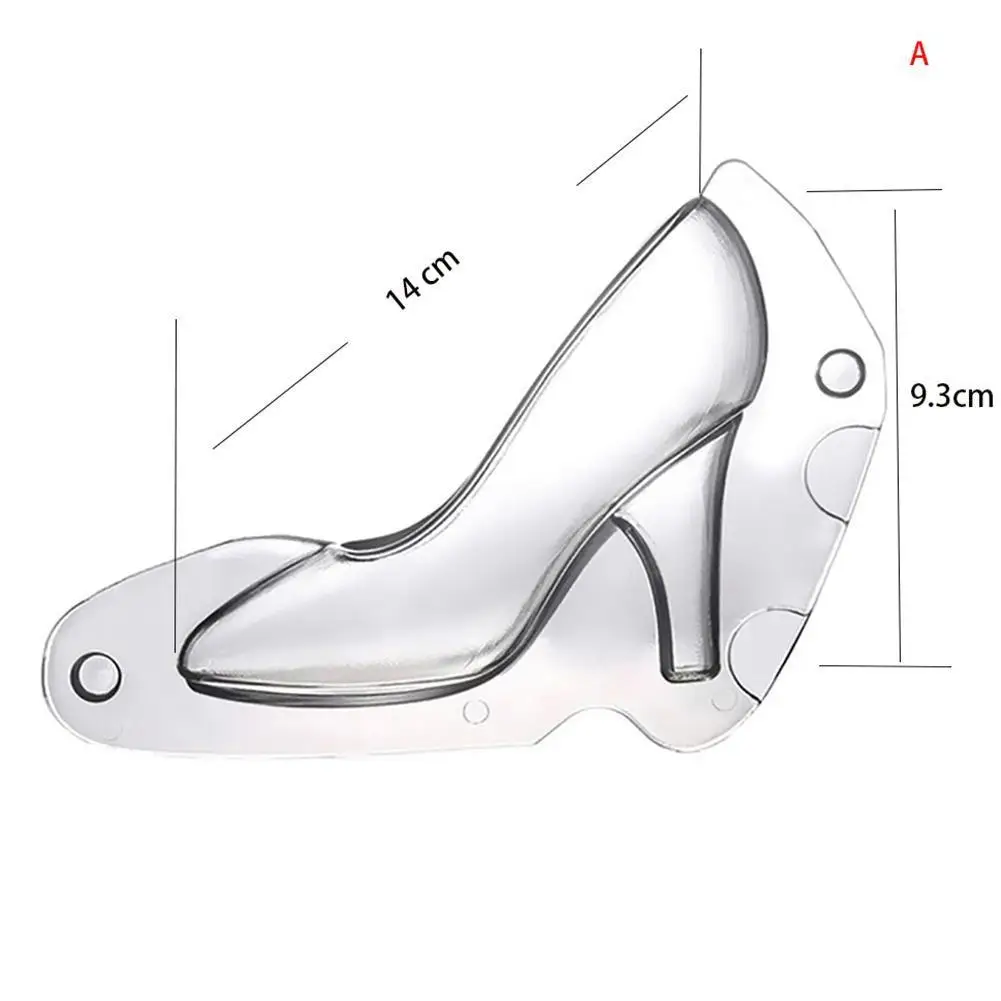 

3D Chocolate Mold High Heel Shoes Sugar Paste Molds Tools For Baking Cake Decorating B9G4