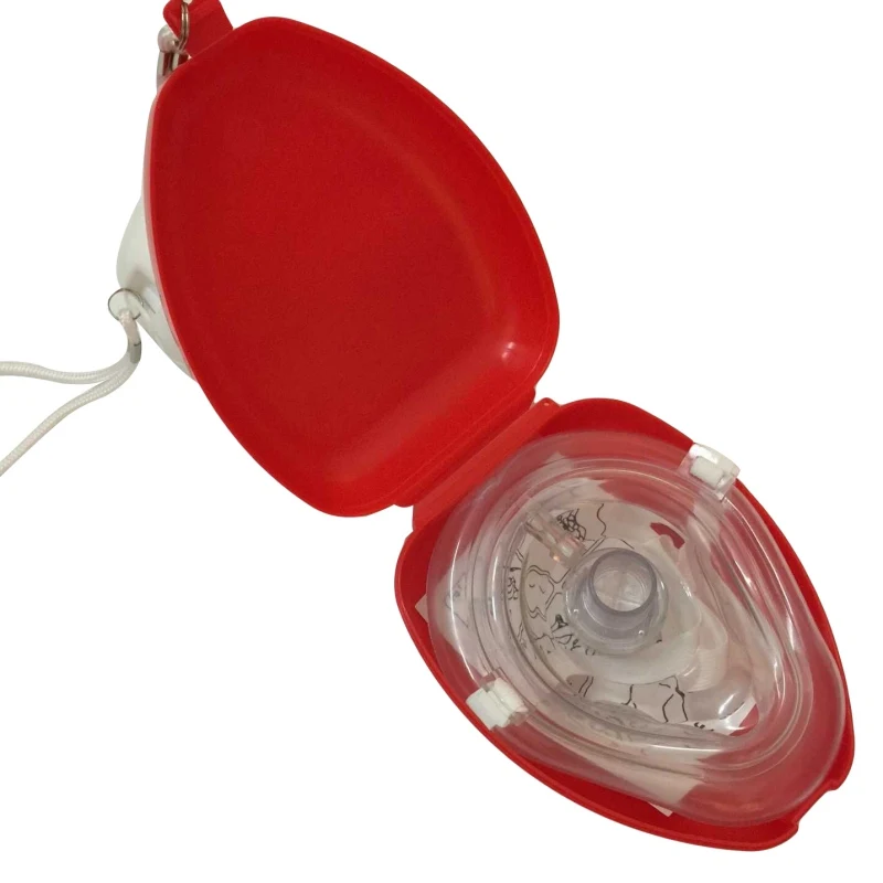 Portable Pocket Resuscitator Universal CPR Rescue Breathing Mask One-Way Valve Face Shield Emergency First Aid Tools | Спорт и