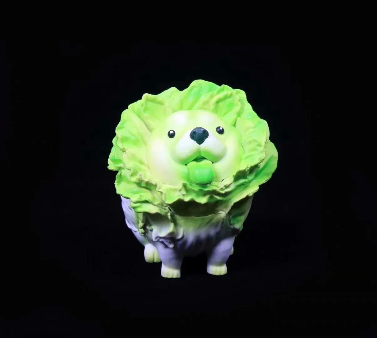 

Аниме игрушка капуста собака с овощами эльфом модная игра Q версия кукла модель украшение день Святого Валентина подарок для детей собирать