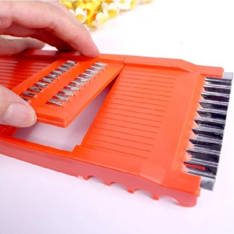 6 в 1 пластиковый овощной нож для резки фруктов регулируемые лезвия из