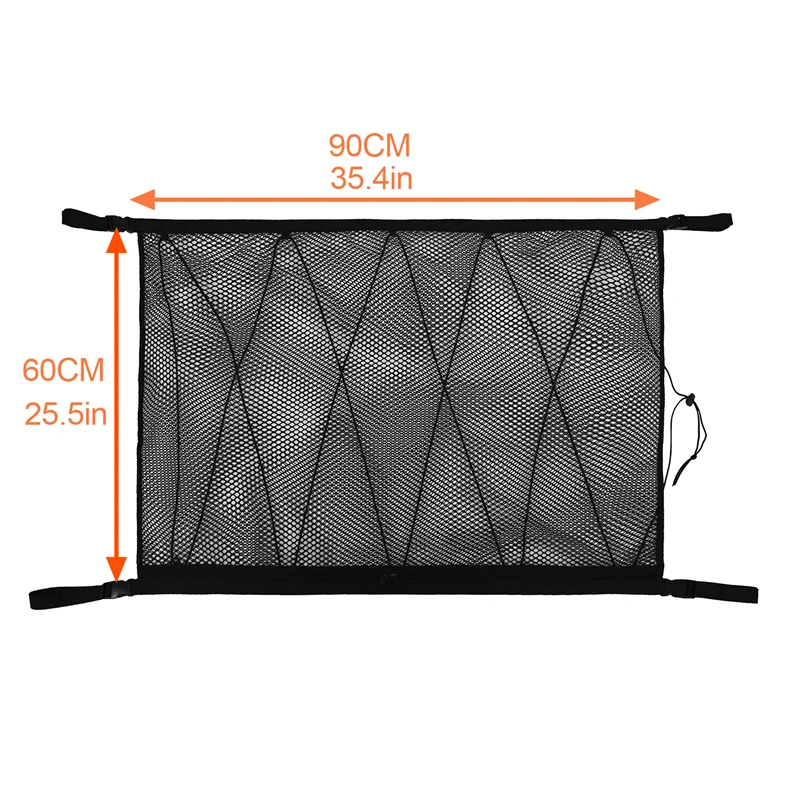 Универсальная автомобильная потолочная сетка для хранения карманная багажника
