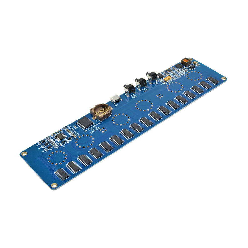 12 В постоянного тока 1A STM8S005 контроль IN14 Nixie трубка цифровые светодиодные часы