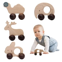1pc high quality baby toys maple wood animals car teether toys building blocks montessori educational games infant birthday gift