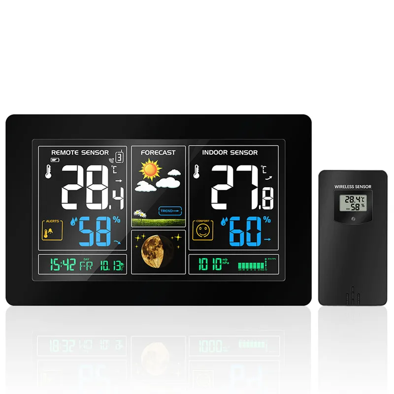 1pcs Outdoor Sensor Погодная станция Беспроводная Крытая уличная в температурных инструментах Температура Влажность погода погоды RCC Повтор будильника - Цвет: 1pcs Outdoor Sensor