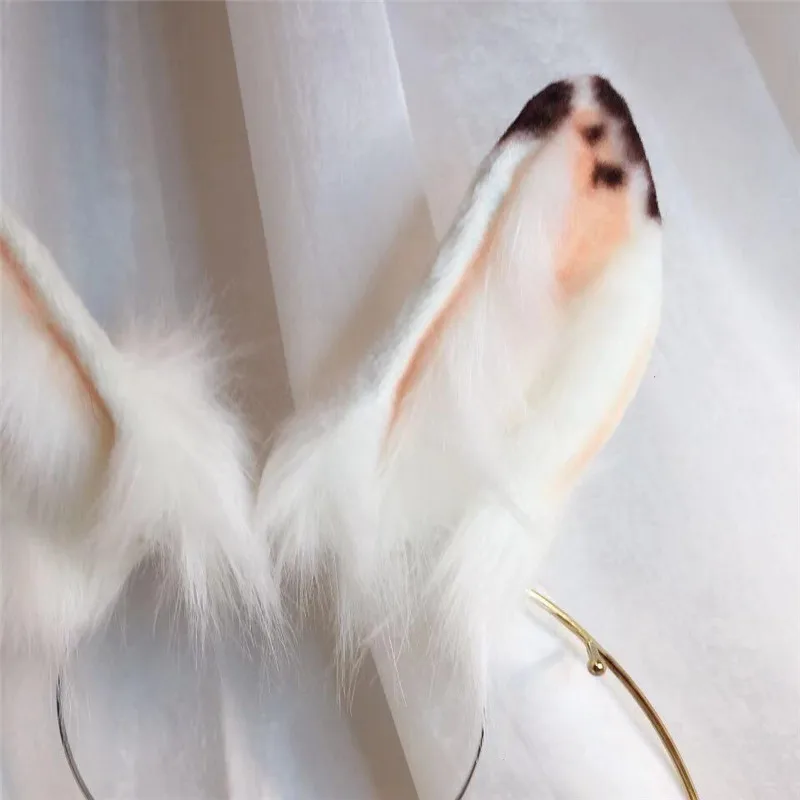 

Anime Beast Ear Beast Tail Spotted Rabbit Wolf Ear Cat Ear Fox Ear Hair Hoop for Lolita Cosplay Costume Headwear Accessories