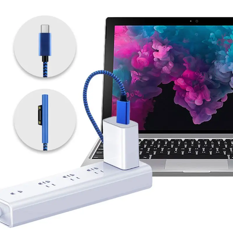 1 8 м Usb Тип C Питание Зарядное устройство адаптер 15В 3A Pd Быстрый зарядный кабель