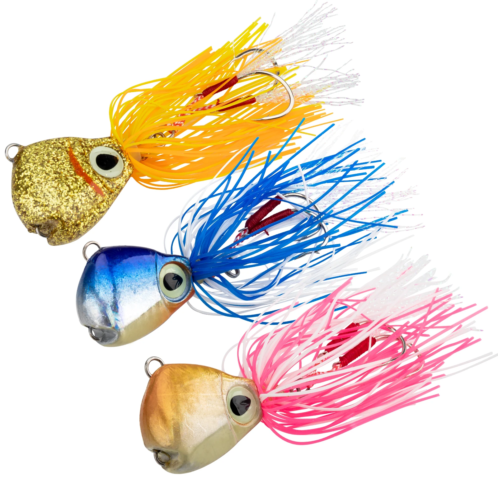 

Spinnerbait Silicone Skirts Lure 64g 84g 102g Fishing Jig Skirt Leurre Buzz Bait Fishing Lures Pesca