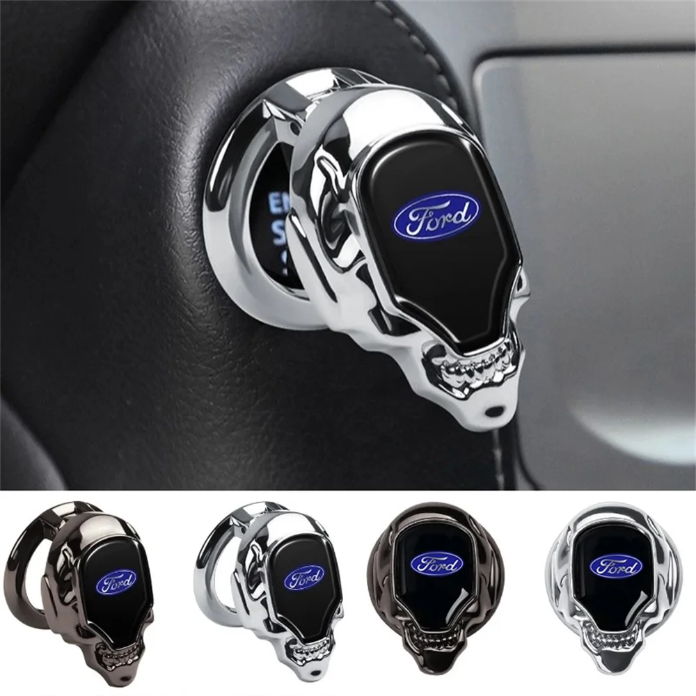 

Car Start Button Decoration Protector Start Key Protection Cover For Ford Fiesta EcoSport ESCORT Ranger Mondeo Mustang FOCUS 2