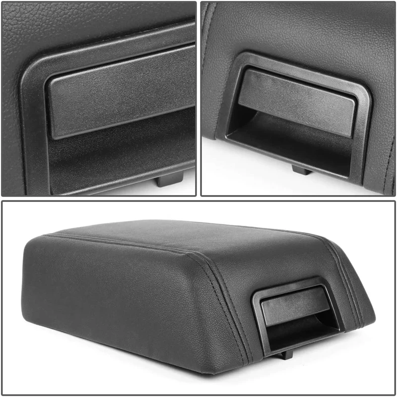 

for 04-08 Ford F150 Mark LT Center Console Arm Rest Lid Latch Kit Replacement Black