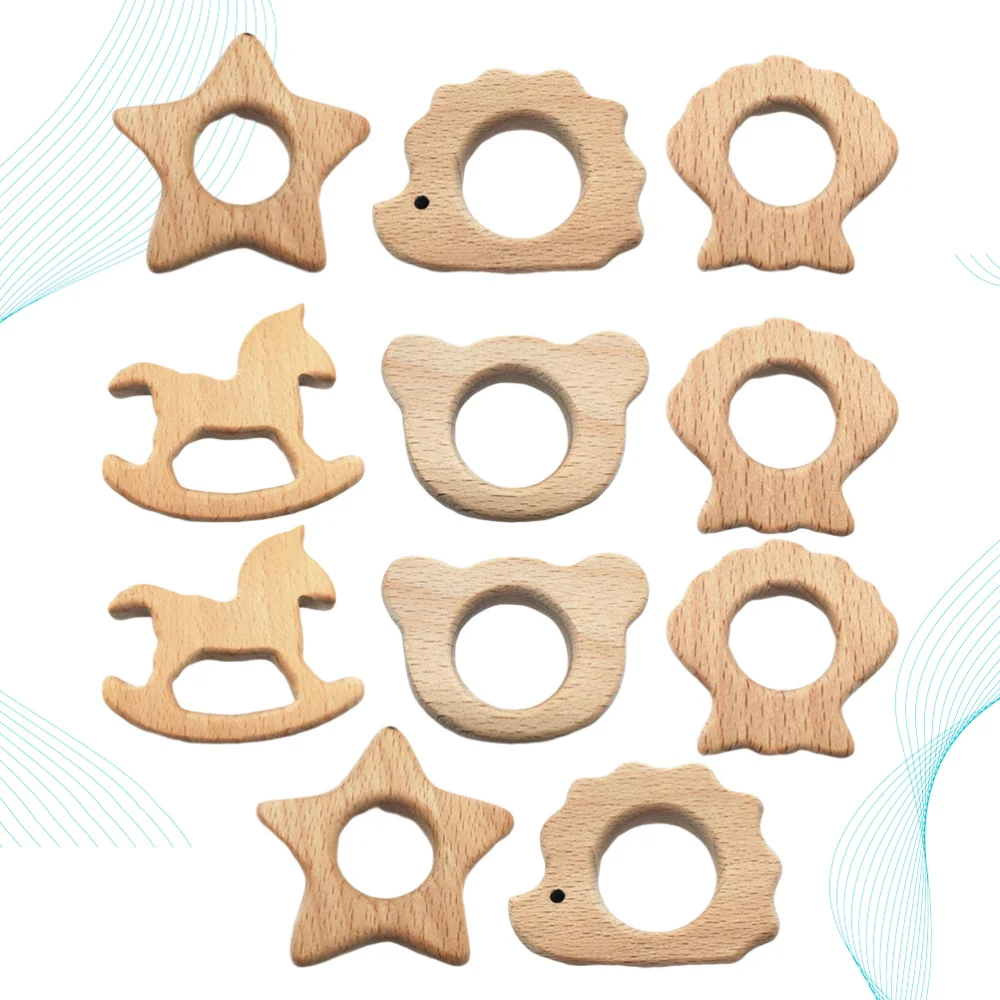 11 шт. детская деревянная игрушка из бука | Мать и ребенок
