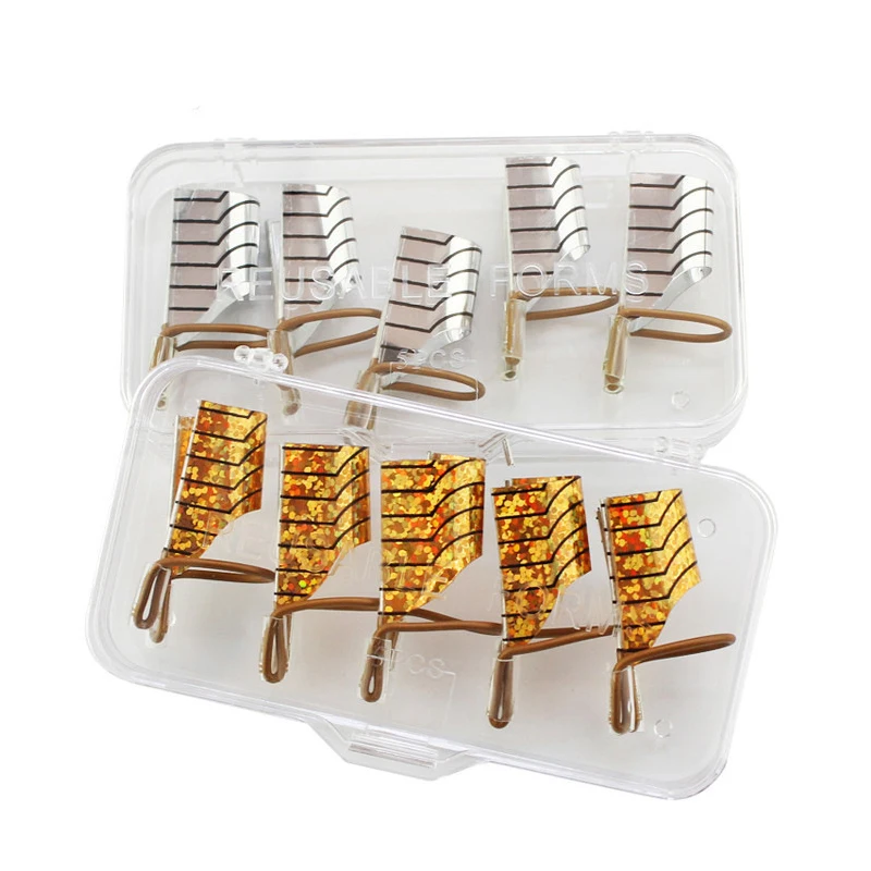 5 шт./кор. нейл арта C изогнутый удлиненный руководство формы французский Акрил