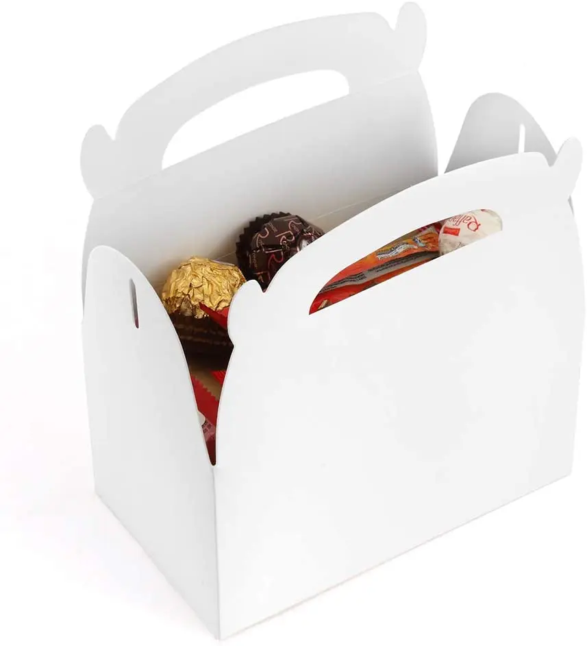 Подарочные коробки из коричневой крафт бумаги 20 упаковок Подарочная коробка для