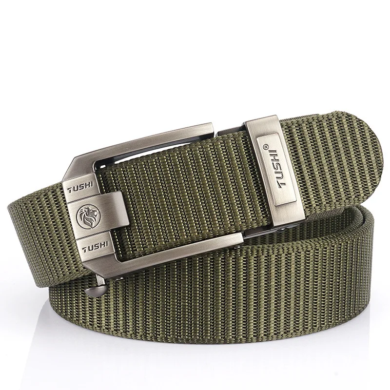 

New Thick Nylon Belt Wild Casual Outdoor Pants Pin Buckle Belt for Men WomenTop Quality Luxury Brand Men Fashion Belts