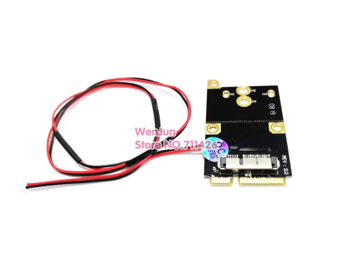 3 в 1 Мини PCI-E беспроводной wifi конвертер карты bcm9360cd BCM94331CD BCM94331CSAX с 40 см линией для
