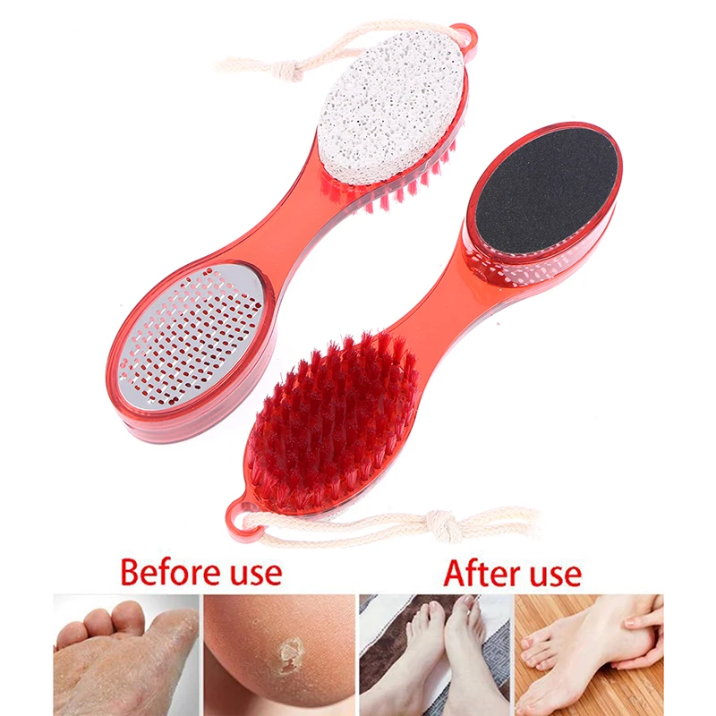 

1pc Foot Pumice Stone Dead Skin Remover Brush Pedicure Grinding Fad