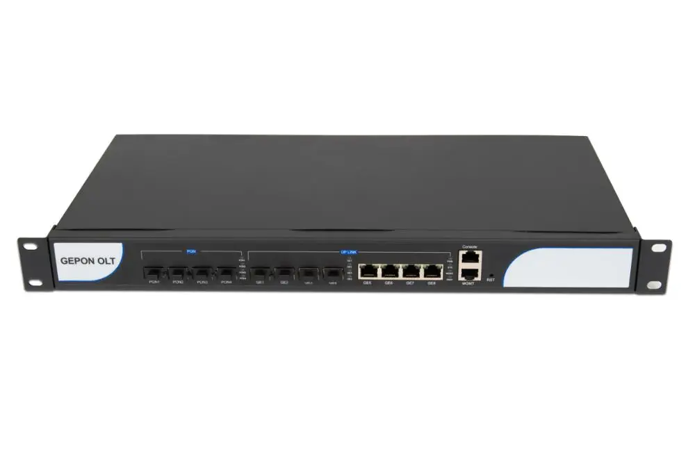 4 PON порт GEPON EPON OLT для FTTH высокопроизводительного веб-волоконно-оптического