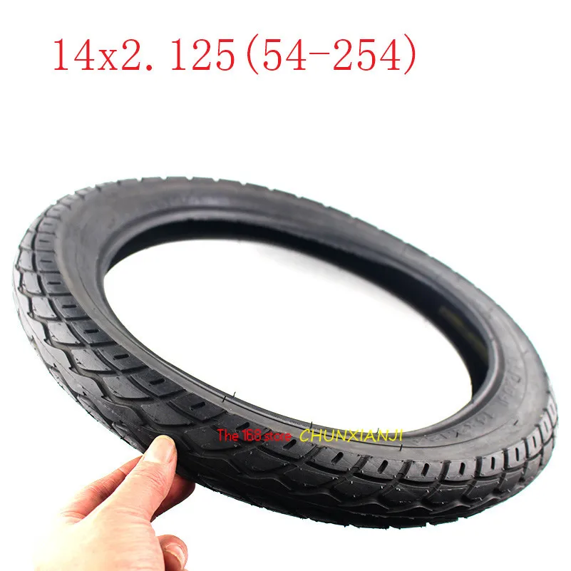 

Free Shipping Tire 14 X 2.125 / 54-254 Fits Many Gas Electric Scooters and E-Bike 14X2.125 Good Quality