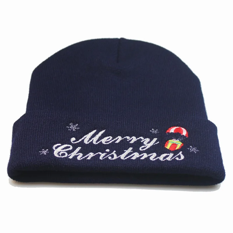 Вязаная шапка с вышивкой Merry Christmas новая модная толстовка капюшоном для мужчин и