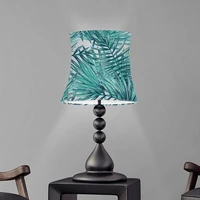 tropical leaves prints lampshade shell wall lamp washable table lamp cover for table lamps light shade light cover home decor