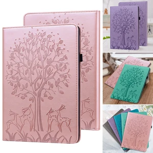 case for realme pad tablet cover pu leather cute deer wallet cover for funda realme pad 2021 case coque funda 10 4 free global shipping