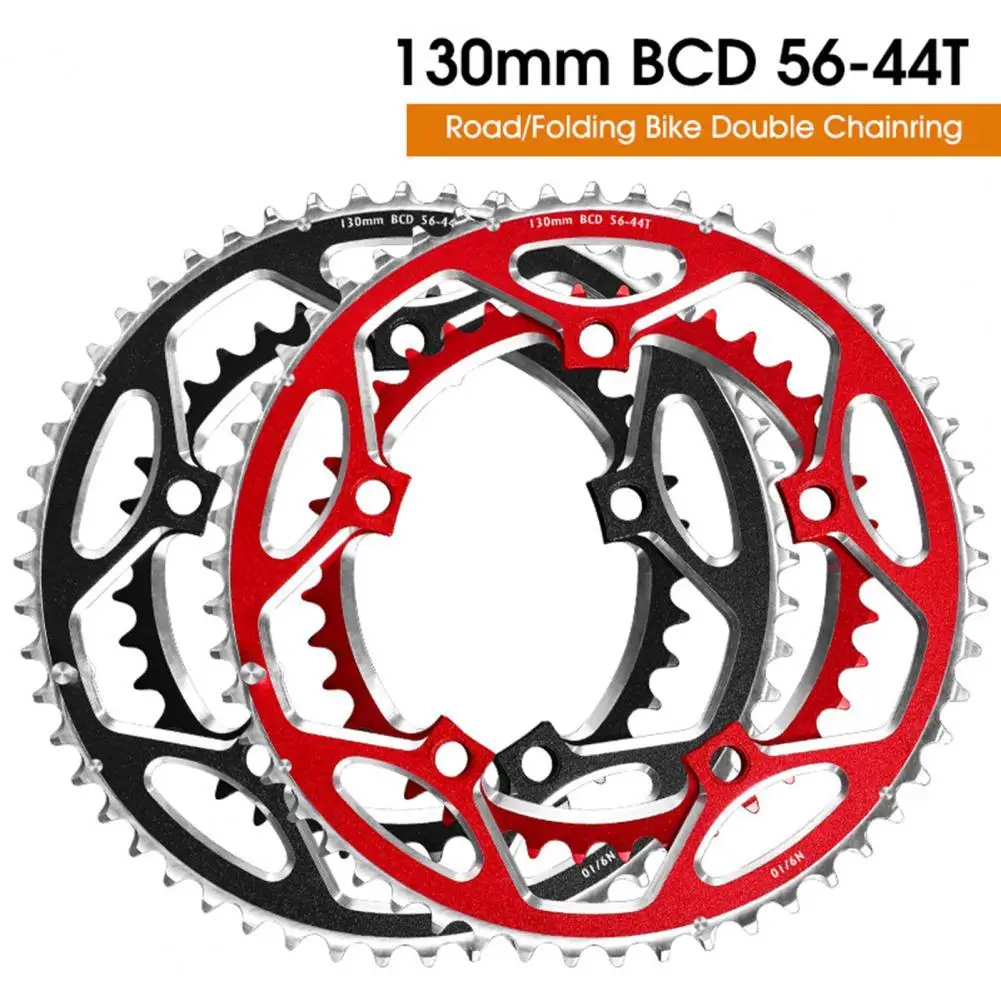 

2Pcs/Set Portable Integrated Waterproof Bike Chainring Anodic Oxidation Bike Chainring for Bicycle Bicycle Chainwheel