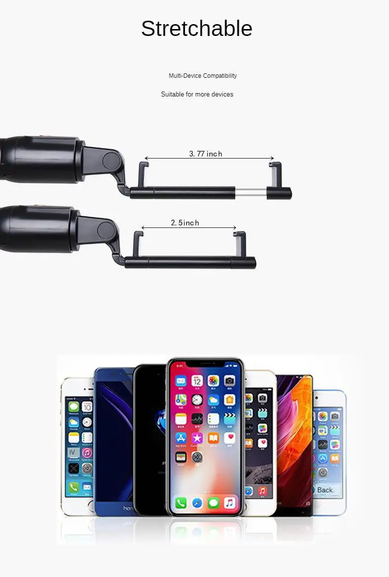 Bluetooth Selfie Stick Remote Control Tripod Handphone Live Photo Holder Camera Self-Timer Artifact Rod | Электроника