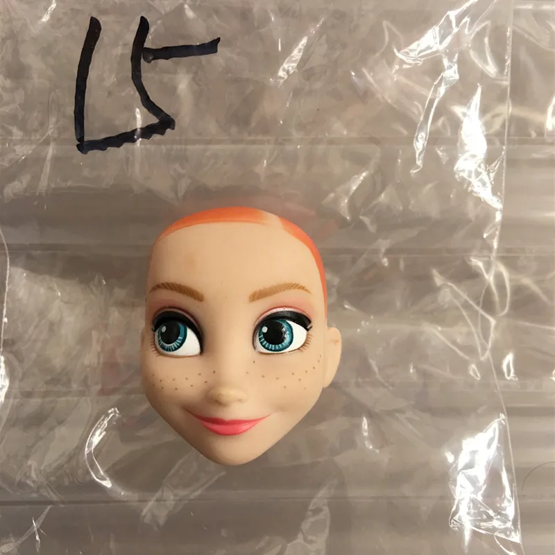 Оригинальные качественные лысые головы Белль Эльза принцесса милые улыбки